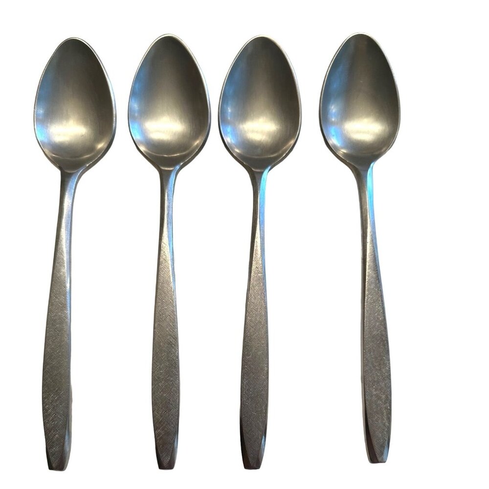 Ekco Eterna Corsair Stainless‎ Flatware Teaspoon Set of 4